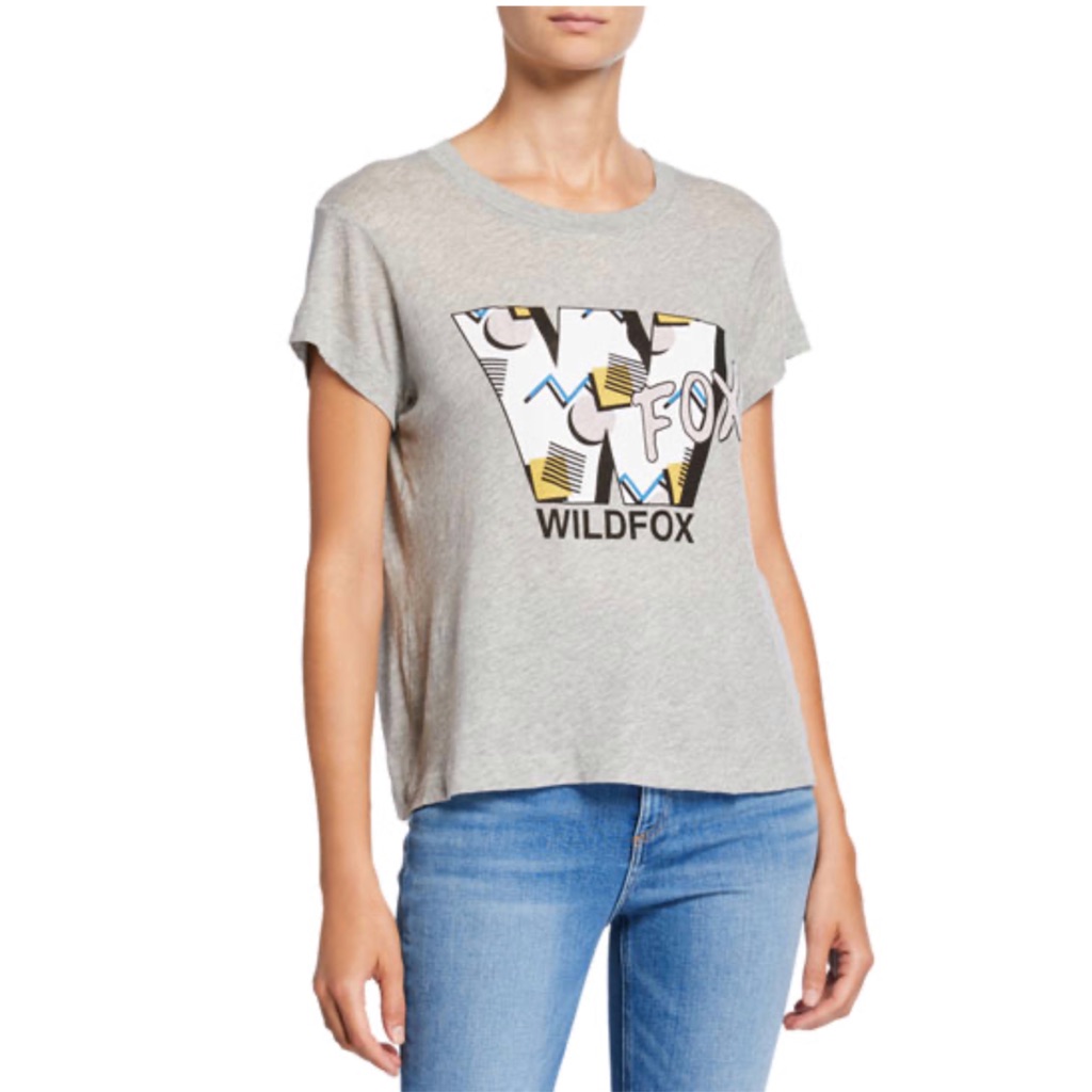 Wildfox 90’s Logo Graphic Tee Nwt